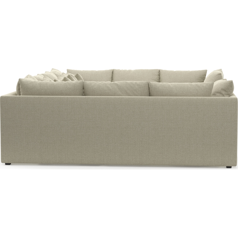 nest gray sectional   