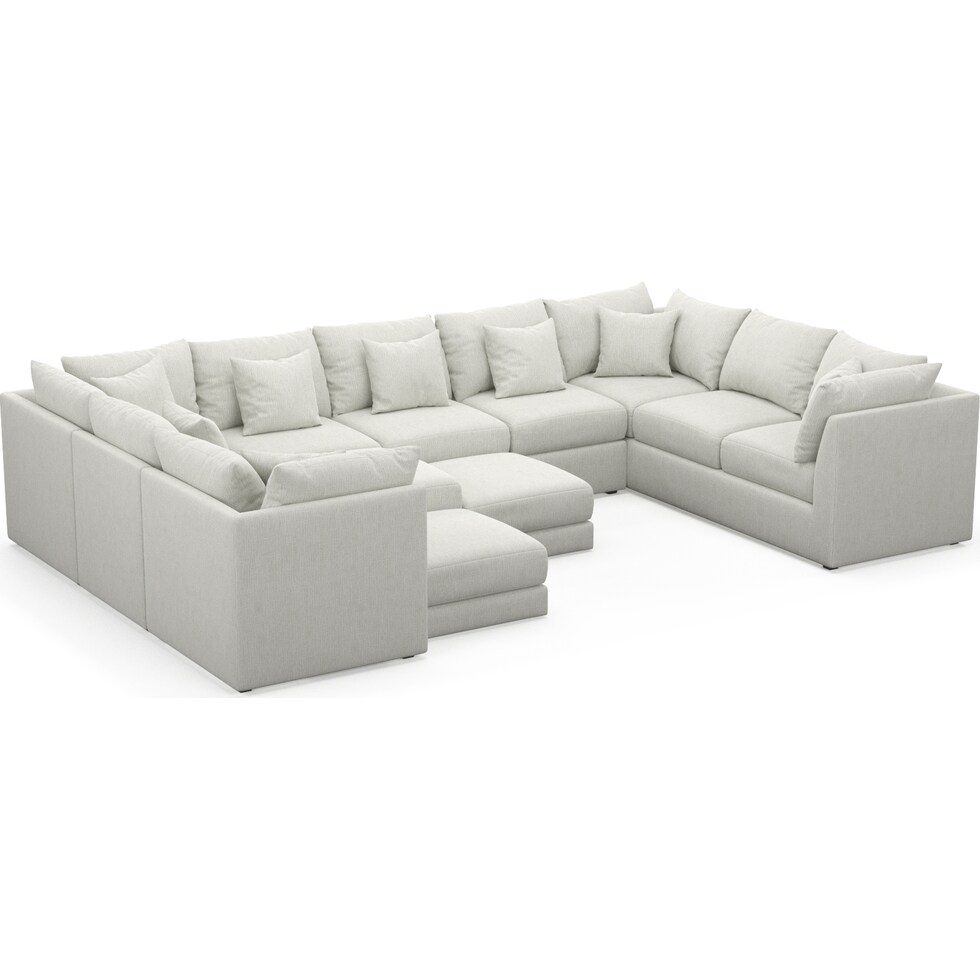 nest gray sectional   