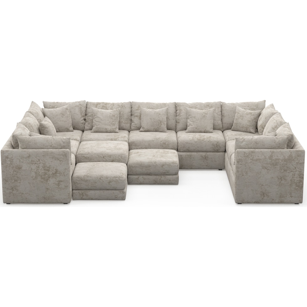 nest gray sectional   