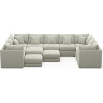 nest gray sectional   