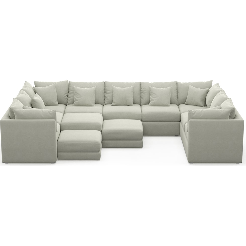 nest gray sectional   