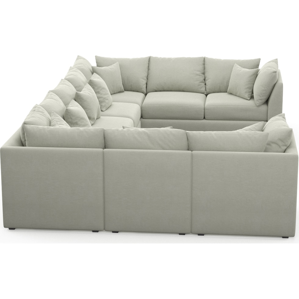 nest gray sectional   