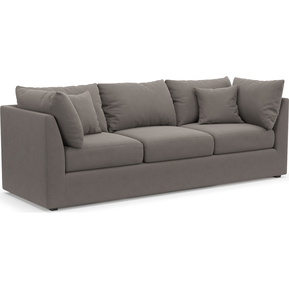 Nest Foam Comfort Eco Performance Sofa Sublime Pewter Value City
