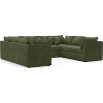 nest green sectional   