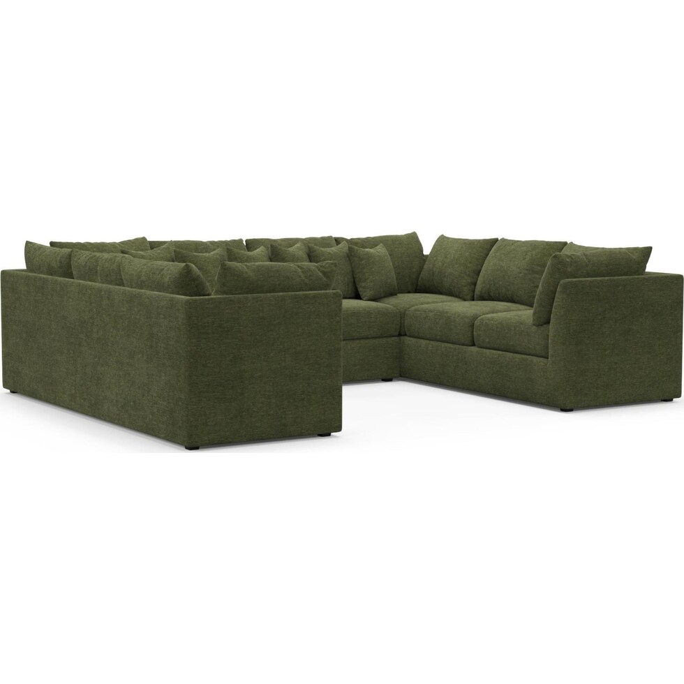 nest green sectional   