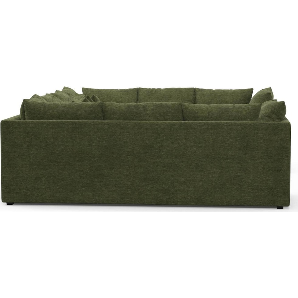 nest green sectional   