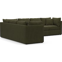 nest green sectional   