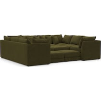 nest green sectional   