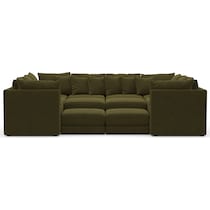 nest green sectional   