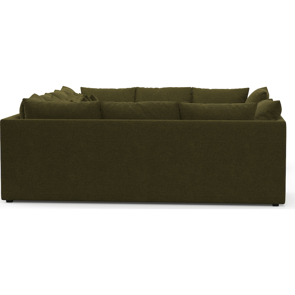 nest green sectional   