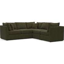 nest green sectional   