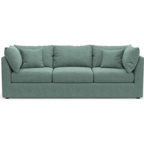 nest green sofa   