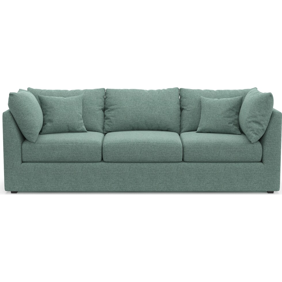 nest green sofa   