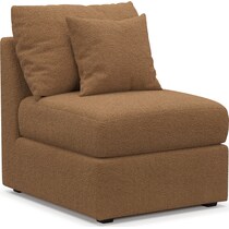 nest light brown armless chair   