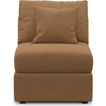 nest light brown armless chair   