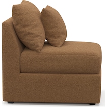 nest light brown armless chair   