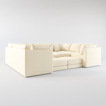 nest light brown sectional web   
