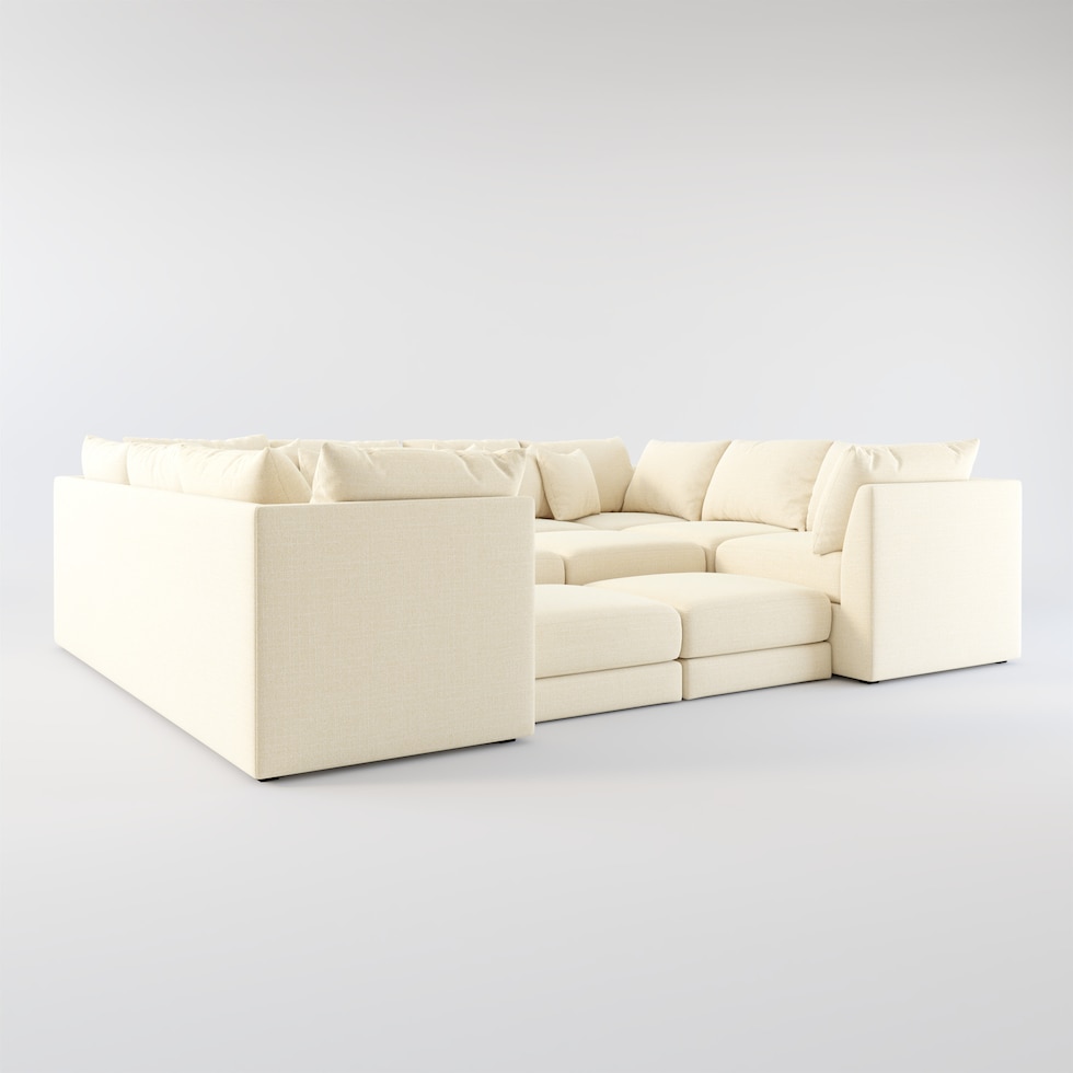nest light brown sectional web   