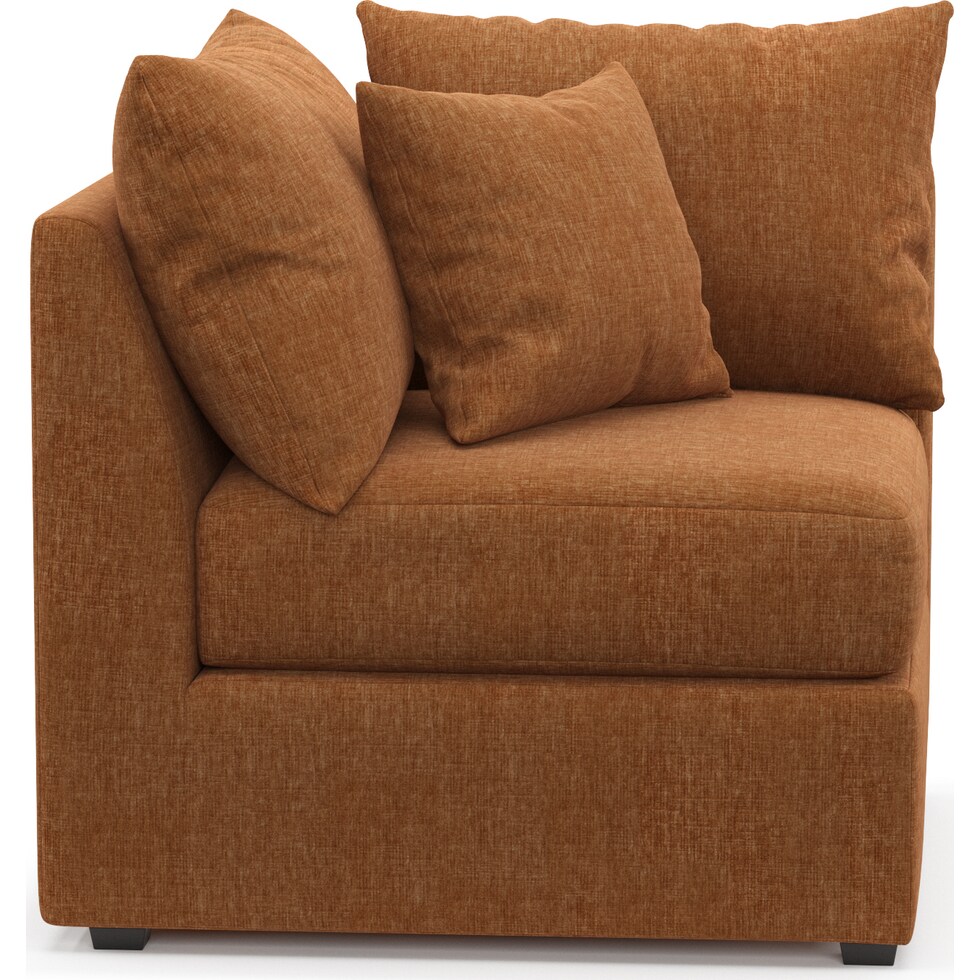 nest orange corner chair   