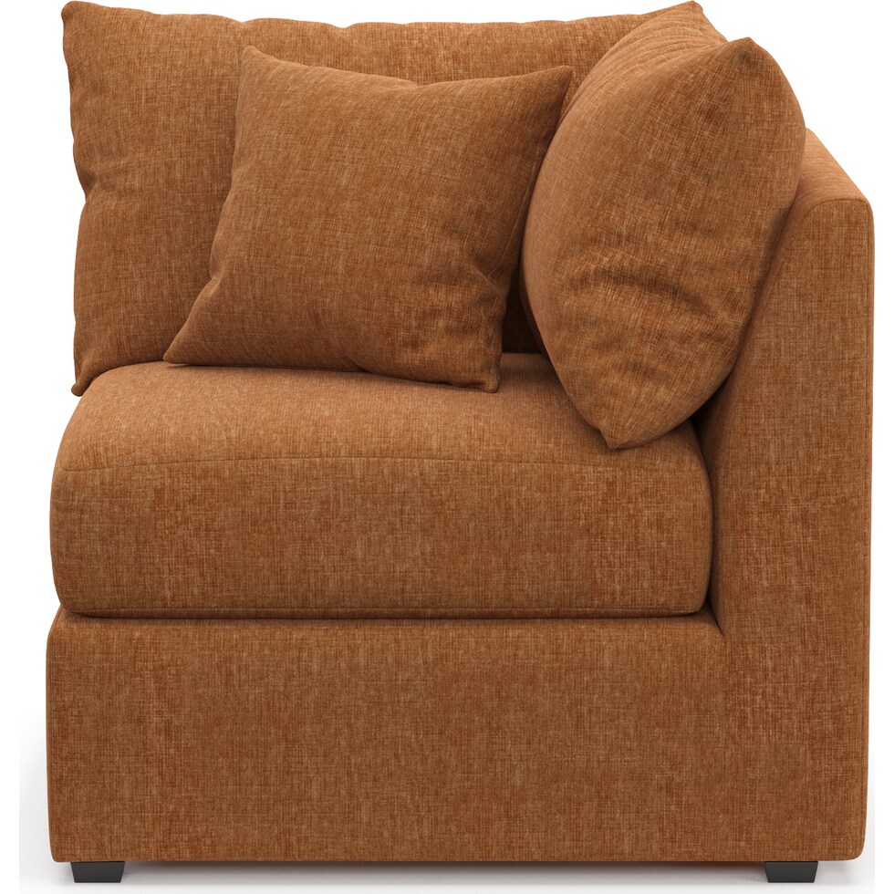 nest orange corner chair   