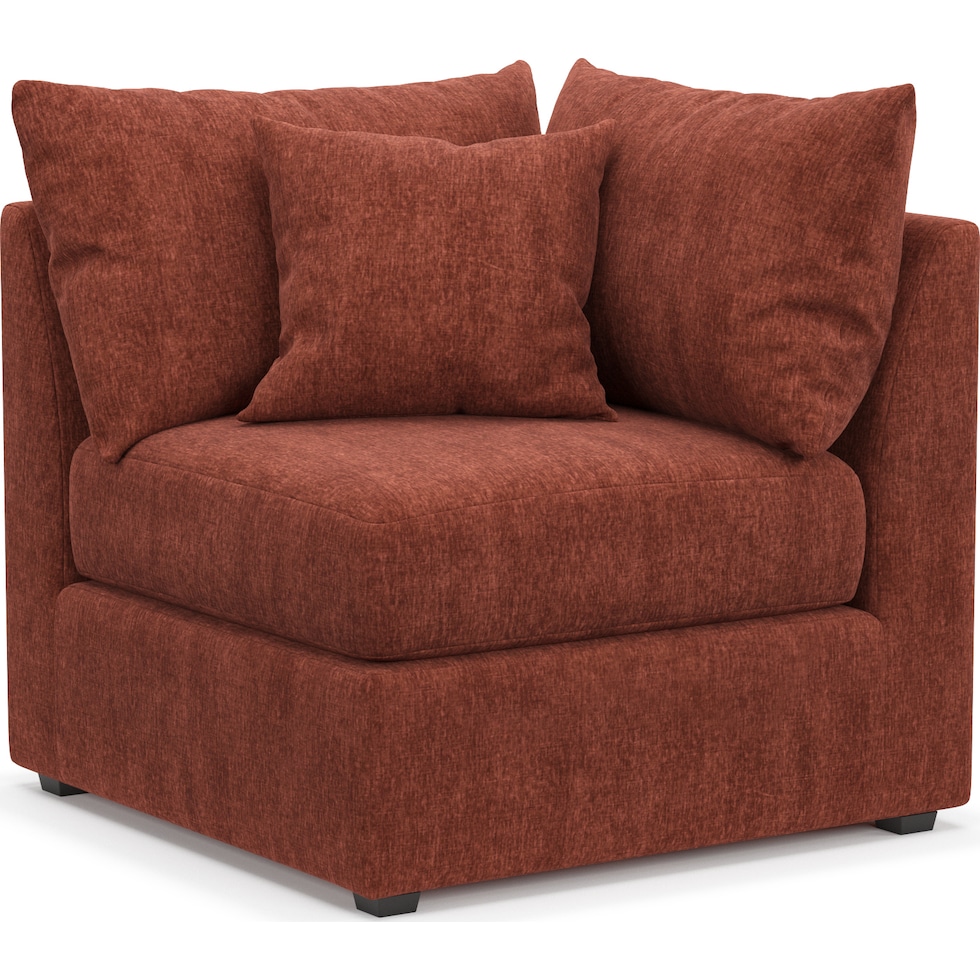 nest orange corner chair   
