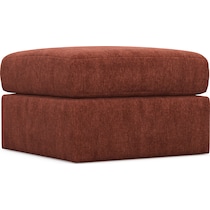 nest orange ottoman   