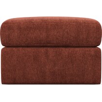nest orange ottoman   