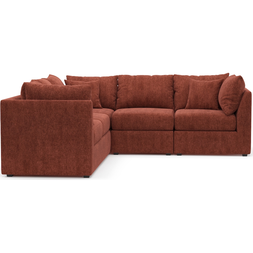 nest orange sectional   