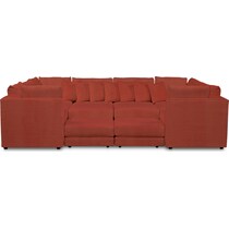 nest orange sectional   
