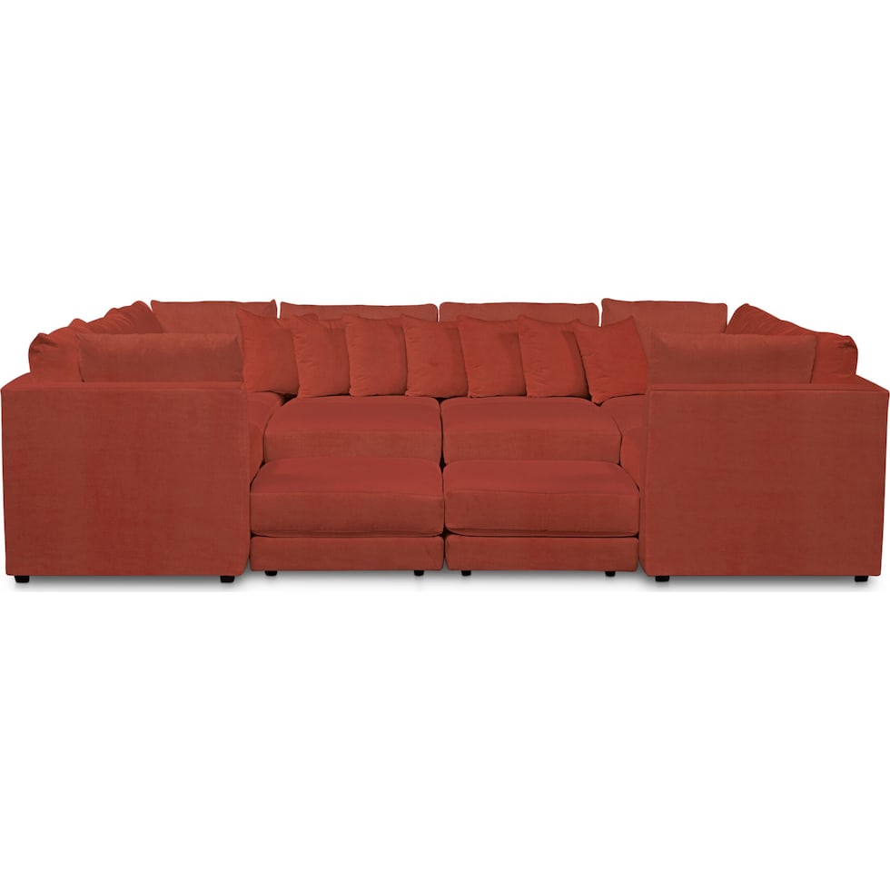 nest orange sectional   