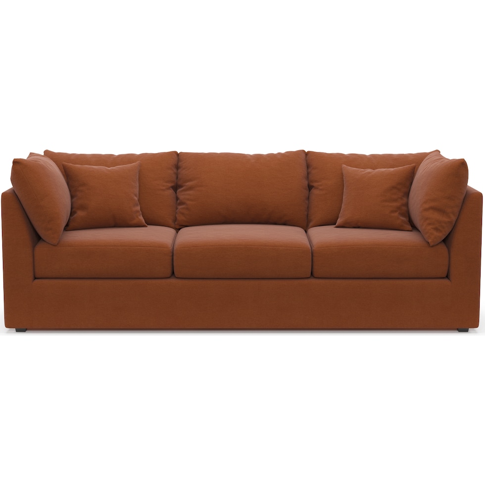 nest orange sofa   
