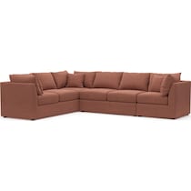 nest pink sectional   