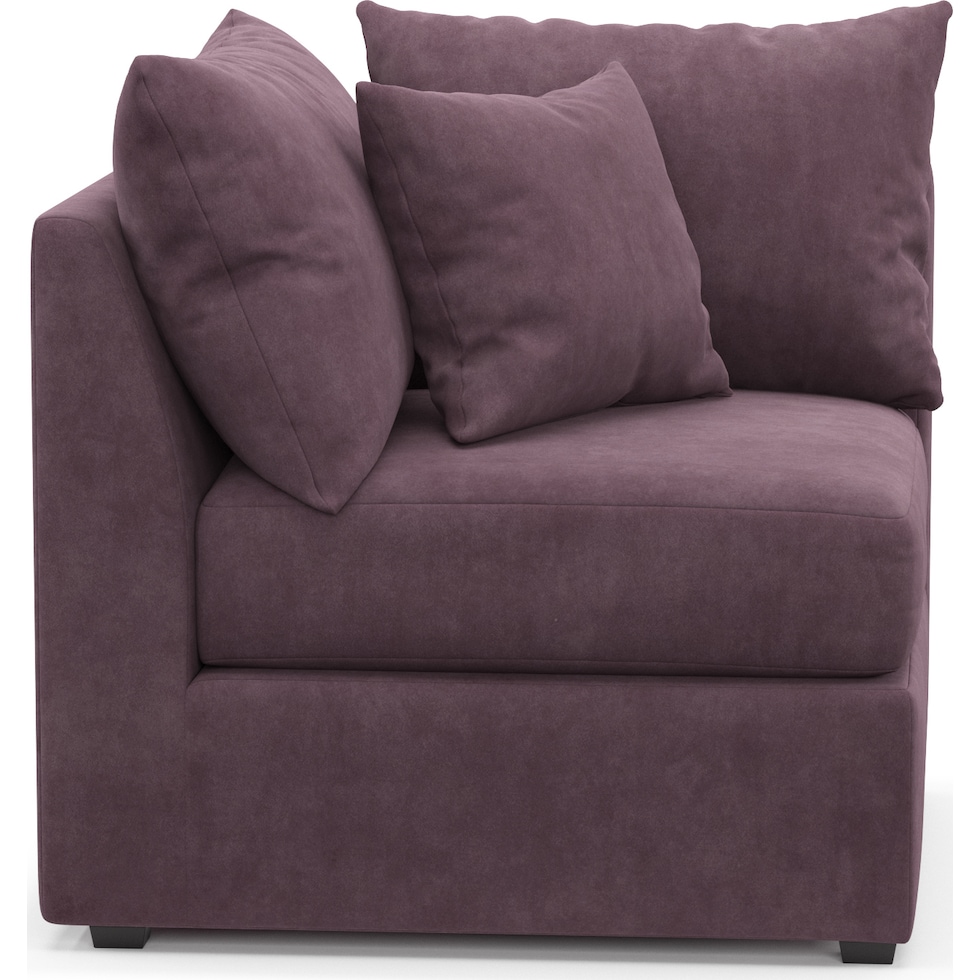 nest purple corner chair   