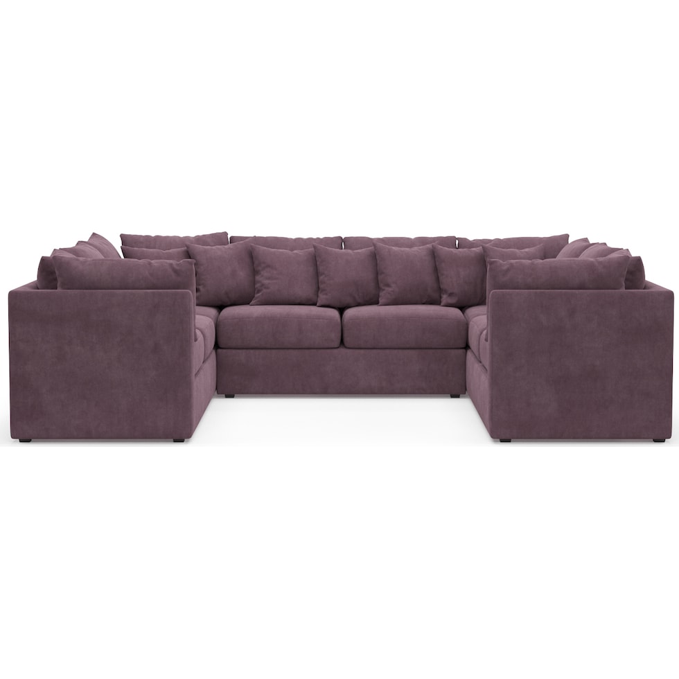 nest purple sectional   
