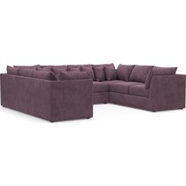 nest purple sectional   