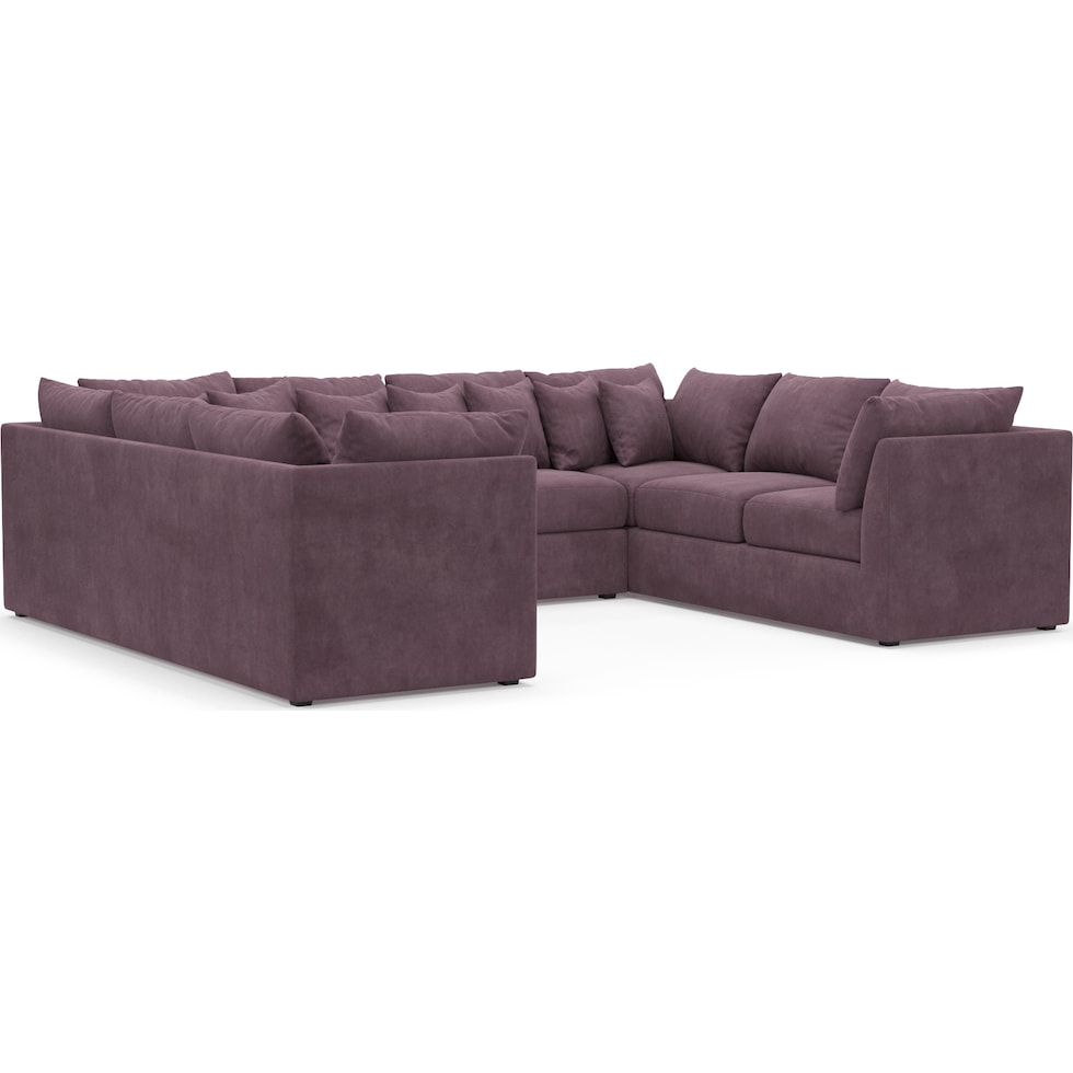 nest purple sectional   