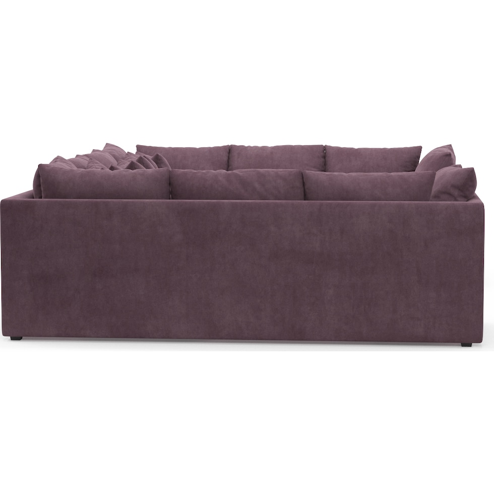 nest purple sectional   