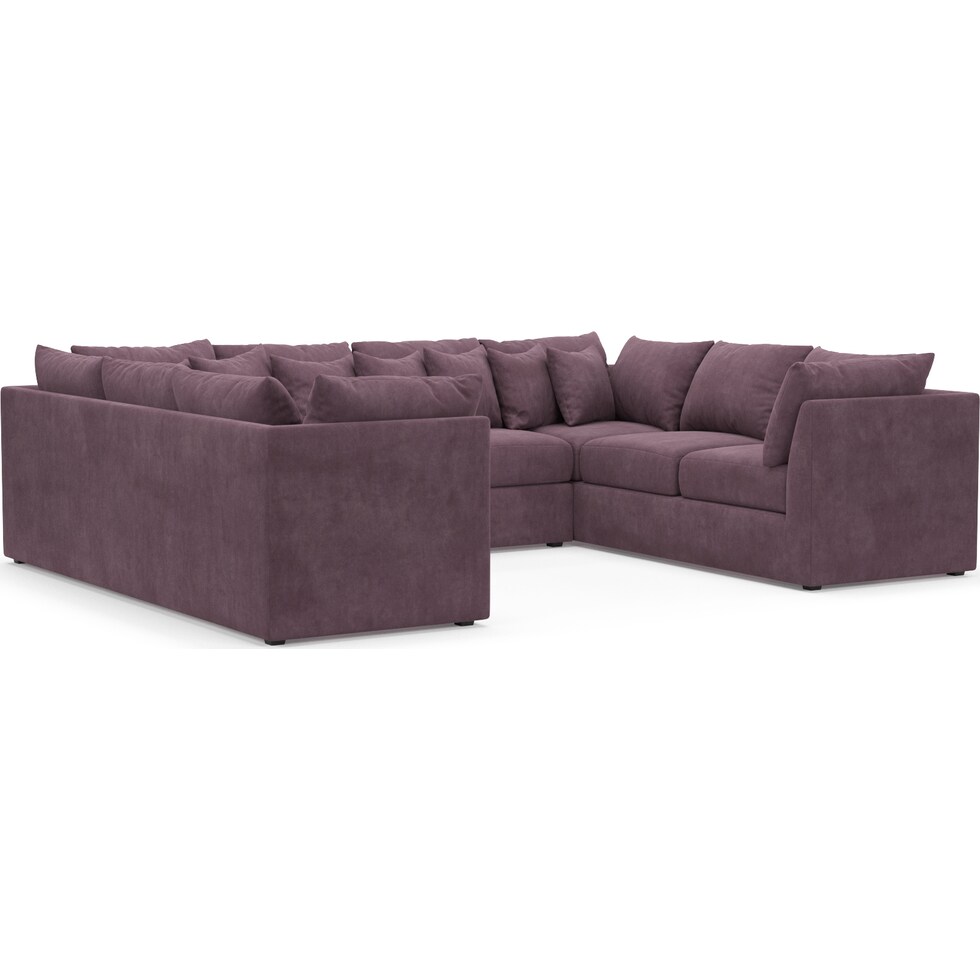 nest purple sectional   