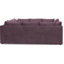 nest purple sectional   