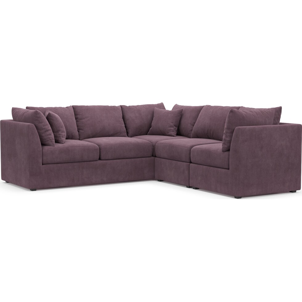 nest purple sectional   
