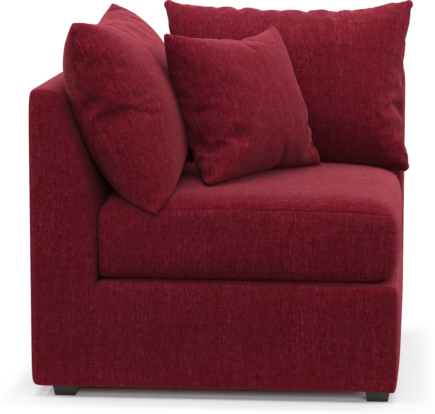 red corner chair