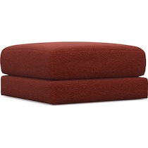 nest red ottoman   