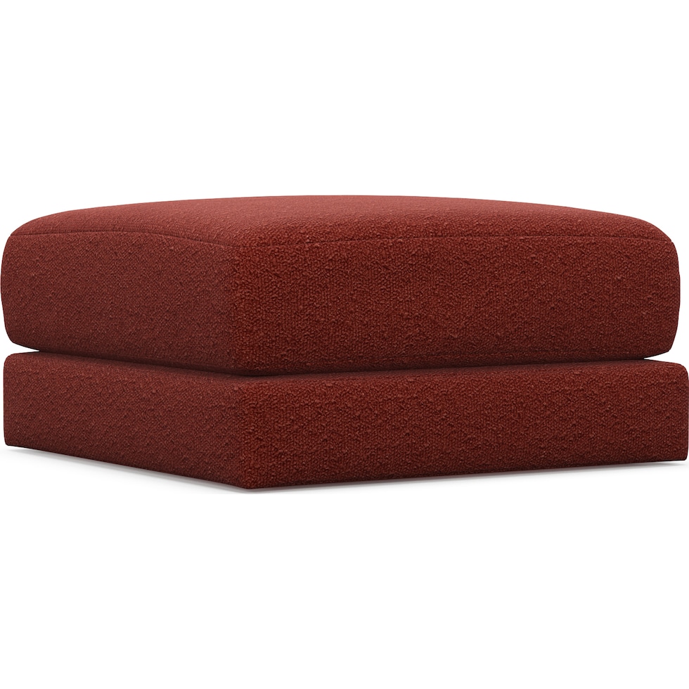 nest red ottoman   