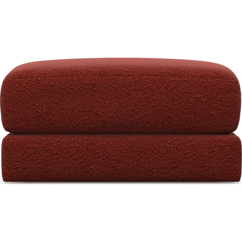 nest red ottoman   