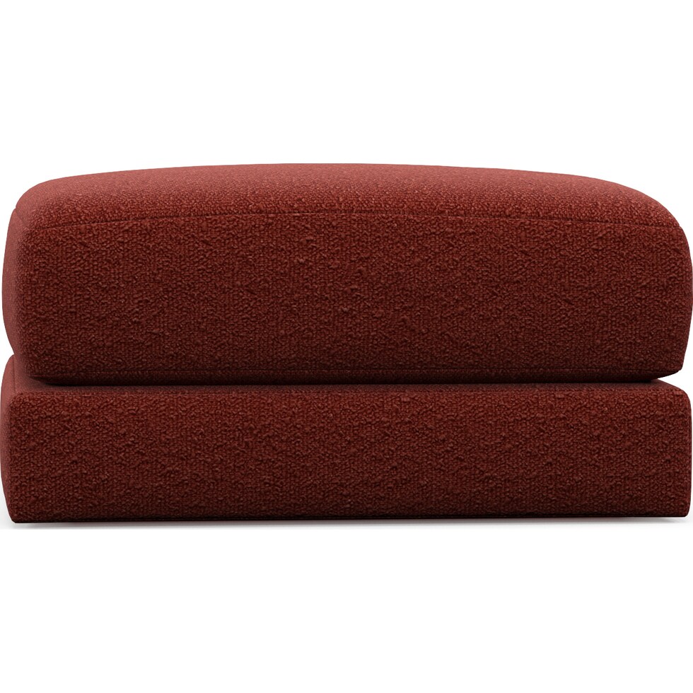nest red ottoman   
