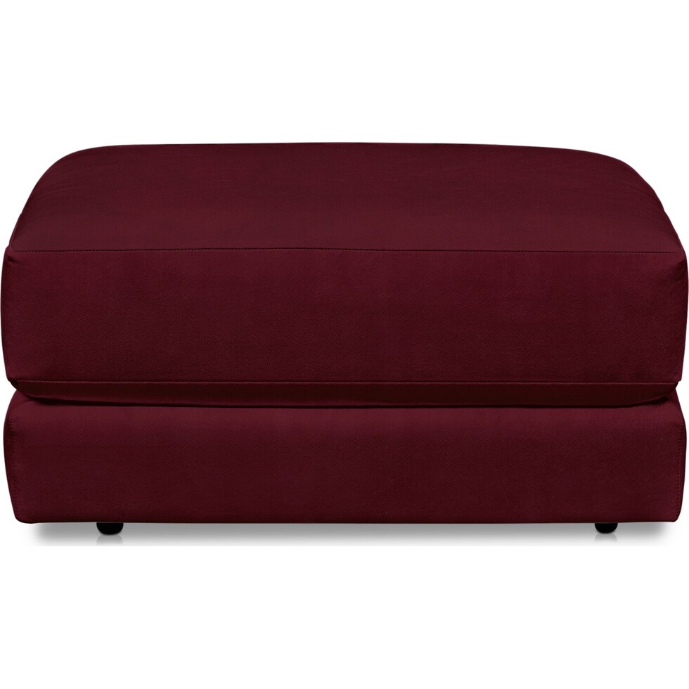 nest red ottoman   