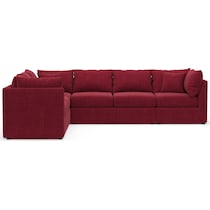 nest red sectional   