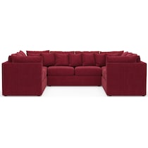 nest red sectional   
