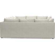 nest white  pc sectional   