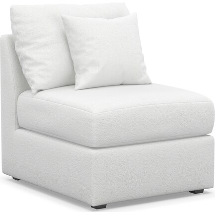 Nest Hybrid Comfort Armless Chair - Lovie Chalk